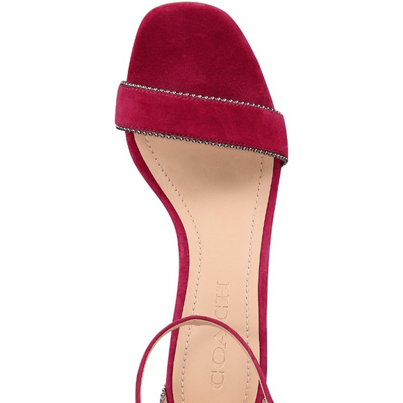 COACH MADDIE ANKLE STRAP SANDALS - Picture 4 of 5